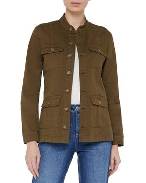 L'Agence Eudice Utility Jacket - Brown