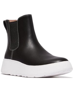 Fitflop F-Mode Leather Boot - Black