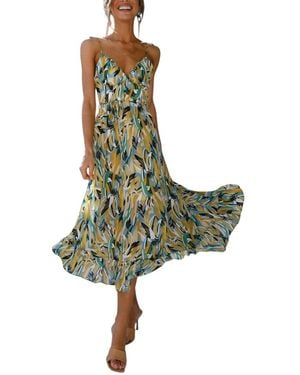ENJOY PETRA Midi Dress - Green