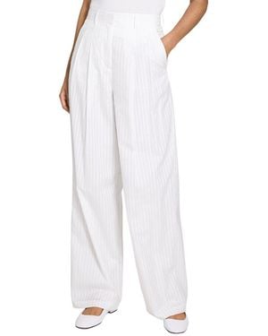 Theory Double Pleat Pant - White