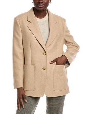 BOSS Jovana Wool-Blend Coat - Natural