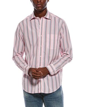 J.McLaughlin Club Woven Shirt - Pink