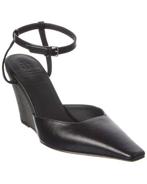 Brunello Cucinelli Leather Pump - Black