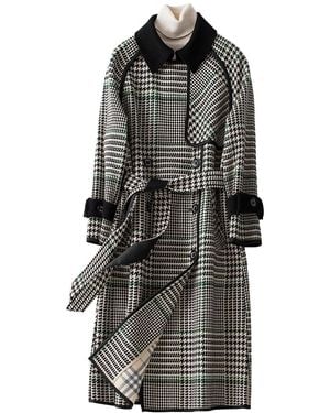 MALABO Wool-Blend Coat - Black
