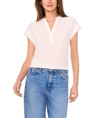 Vince Camuto V-Neck Top - Blue