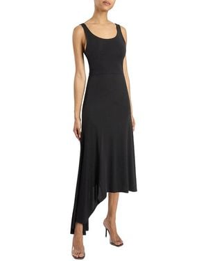 Santorelli A-Line Dress - Black