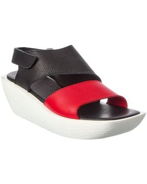Arche Gimkys Leather Sandal - Red