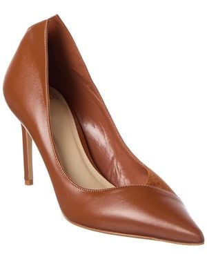 Alexandre Birman Pandora 85 Leather & Suede Pump - Brown