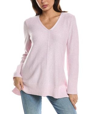 Forte Easy V-Neck Jumper - Purple