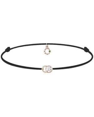 COURBET 18K 0.15 Ct. Tw. Lab Grown Diamond Let's Commit Bracelet - White