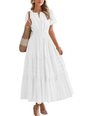 BELLA DESERT Maxi Dress - White