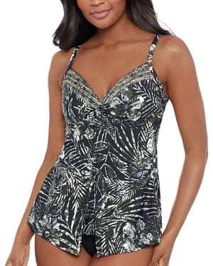 Miraclesuit Zahara Love Knot Dd Tankini - Black