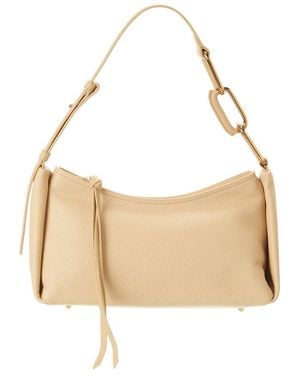 Dolce Vita Liesel Leather East/West Shoulder Bag - Natural