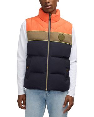 Scotch & Soda Ovela Mixed Media Vest - Blue
