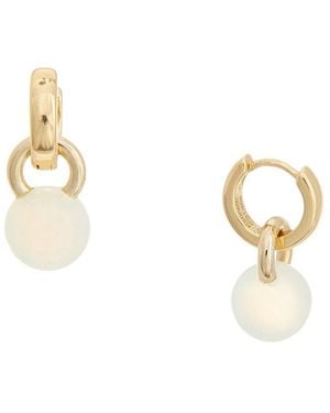Kenneth Jay Lane 14K Plated Moonstone Dangle Earrings - Metallic