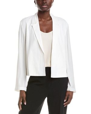 Eileen Fisher Silk Blazer - White