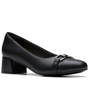 Clarks Iridessa Erin Leather Pump - Black