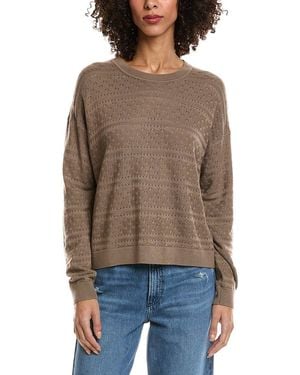 Splendid Georgie Pointelle Cashmere-Blend Jumper - Brown
