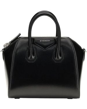 Givenchy Antigona Mini Leather Shoulder Bag - Black