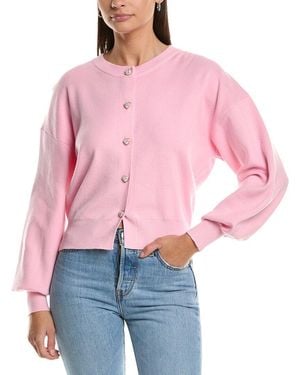 Fate Heart Button-Down Cardigan - Red