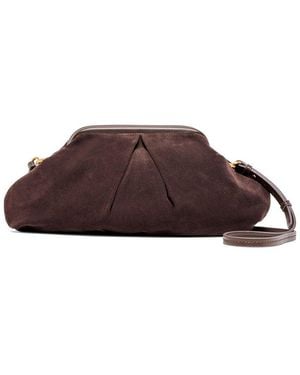 Dolce Vita Sahara Suede Clutch - Brown