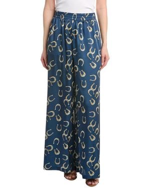 L'Agence Lillian Wide Leg Pant - Blue
