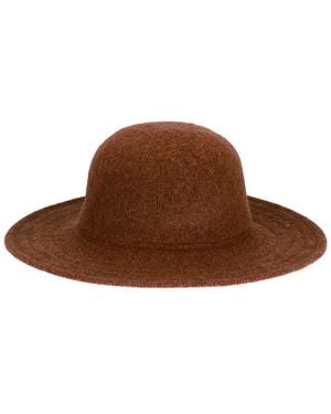 San Diego Hat Morning Dew Wool-Blend Floppy Hat - Brown