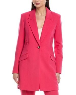 KARL LAGERFELD Solid Blazer - Pink
