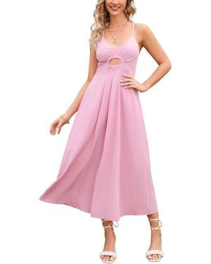 Emma way Midi Dress - Pink