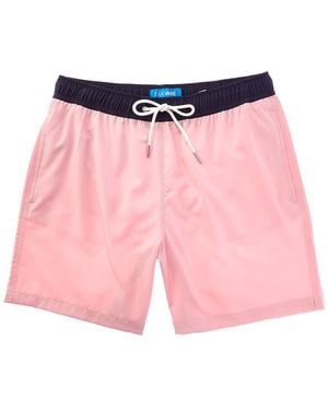 Blue Wave Stretch Swim Short - Pink