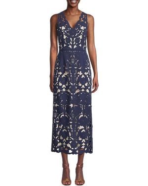 Shani Midi Dress - Blue