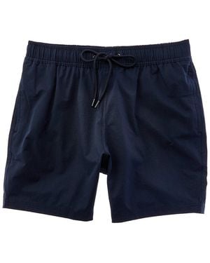 Beach Bros Textured Stretch Swim Trunk - Blue