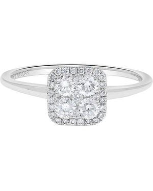 H.J. Namdar 14K 0.50 Ct. Tw. Diamond Cluster Ring - White