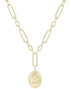 Electric Picks 14K Plated August Lariat - Metallic