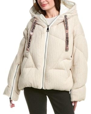Khrisjoy Khris Knitted Puffer Jacket - Natural