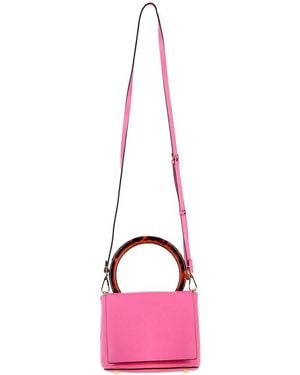 Marni Pannier Cross-Body Bag (Authentic Pre-Loved) - Pink