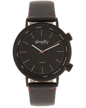 Simplify Quartz The 3300 Dial - Black