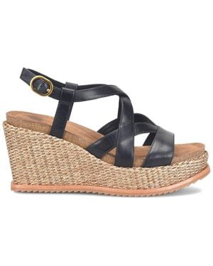 Söfft Devyn Leather Sandal - Blue