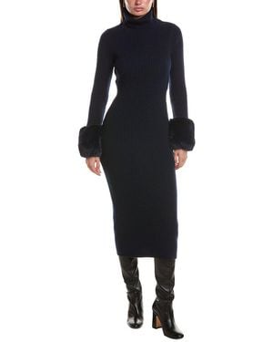 Ramy Brook Linda Wool-Blend Sweaterdress - Black