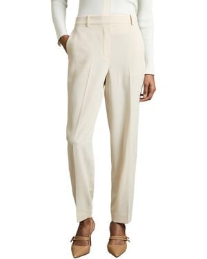 Reiss Eve Taper Trouser - Natural