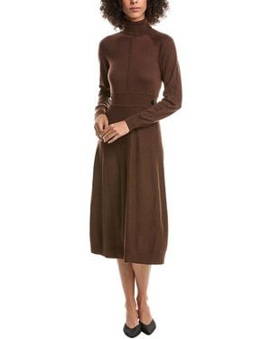 10 Crosby Derek Lam Becky Horsebit Wool Sweaterdress - Brown