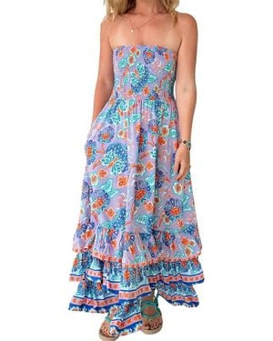 Silvia Rufino Midi Dress - Blue
