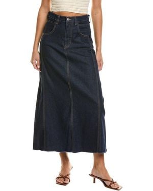 Johnny Was La Siene Denim Maxi Skirt - Blue