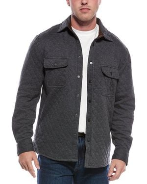 Vintage 1946 Diamond Quilted Shirt Jacket - Black