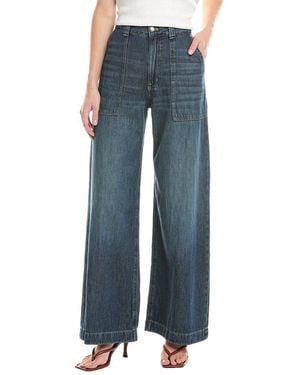 Madewell Lindewood Wash Super Wide Leg Jean - Blue