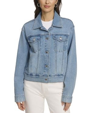 DKNY Foundation Trucker Jacket - Blue