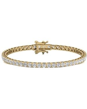 Diana M. Jewels Diana M. Fine Jewelry 14K 5.00 Ct. Tw. Lab Grown Diamond Tennis Bracelet - White