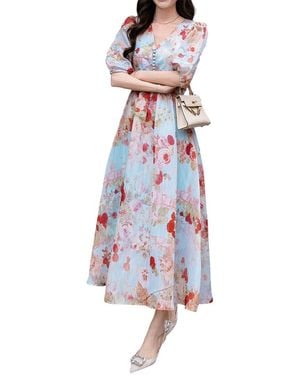 BURRYCO Midi Dress - White