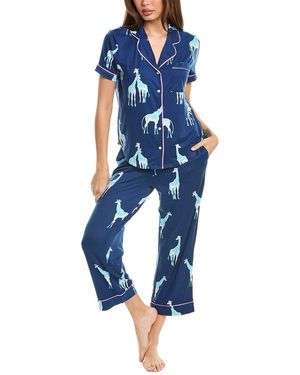 Kate Spade 2Pc Crop Pyjama Set - Blue
