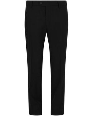 Ferragamo Metallic Striped Trouser - Black